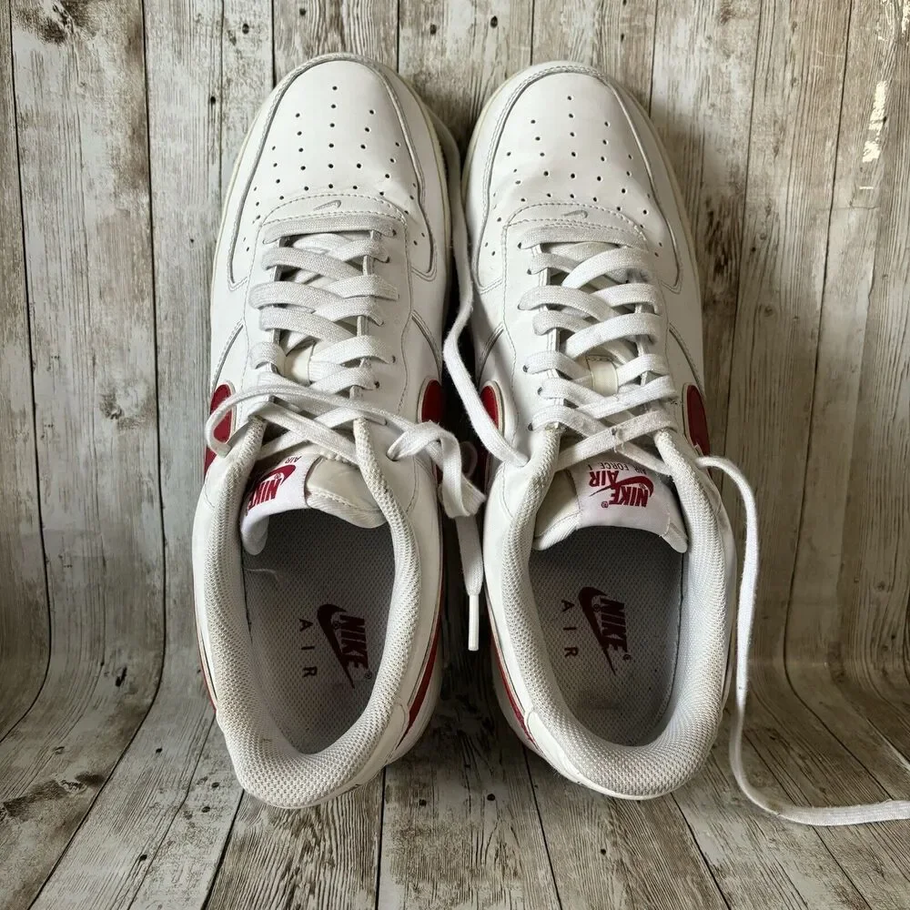 Nike Air Force 1 Low '07 3 Gym Red 2018 Sneakers Low top‎ Men's Size 13